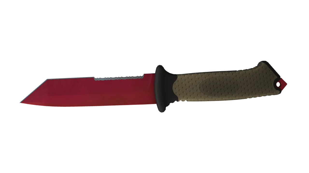Ursus Knife | Doppler (Ruby) seed #708, back