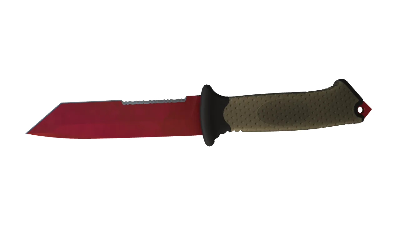 Ursus Knife | Doppler (Ruby) seed #732, back