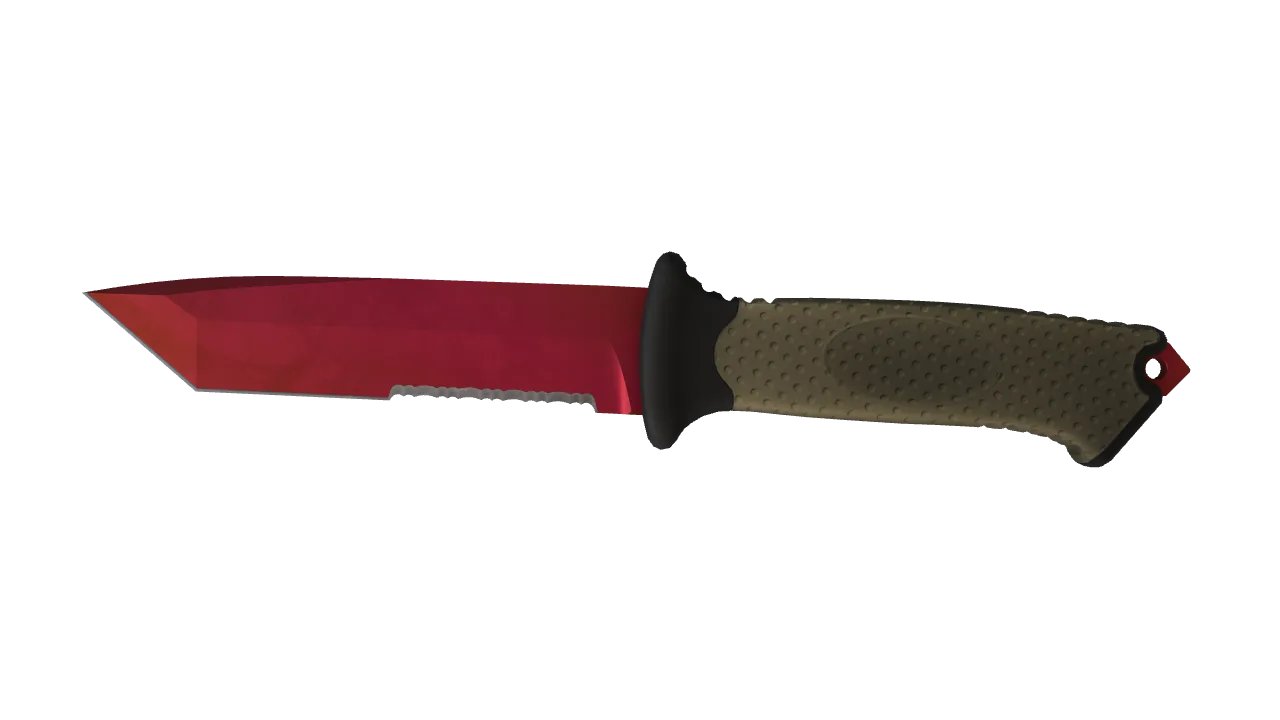 Ursus Knife | Doppler (Ruby) seed #732, front