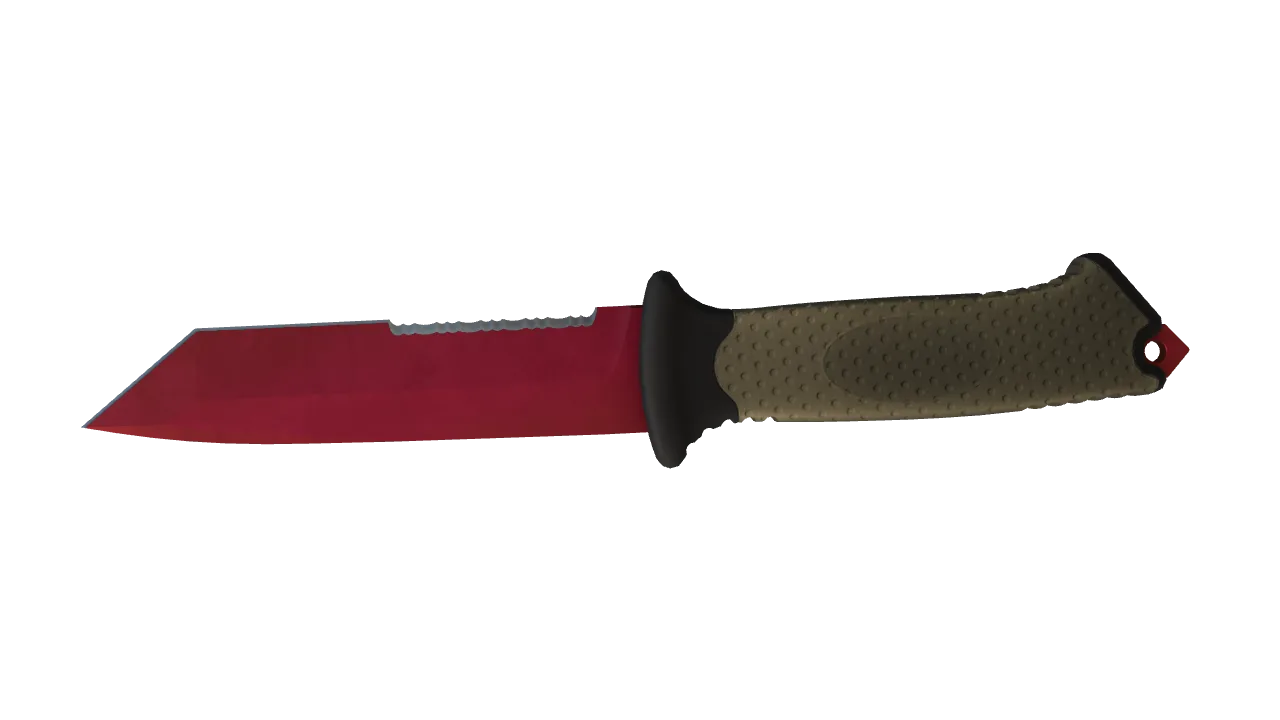Ursus Knife | Doppler (Ruby) seed #788, back