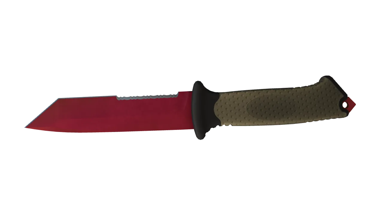 Ursus Knife | Doppler (Ruby) seed #824, back