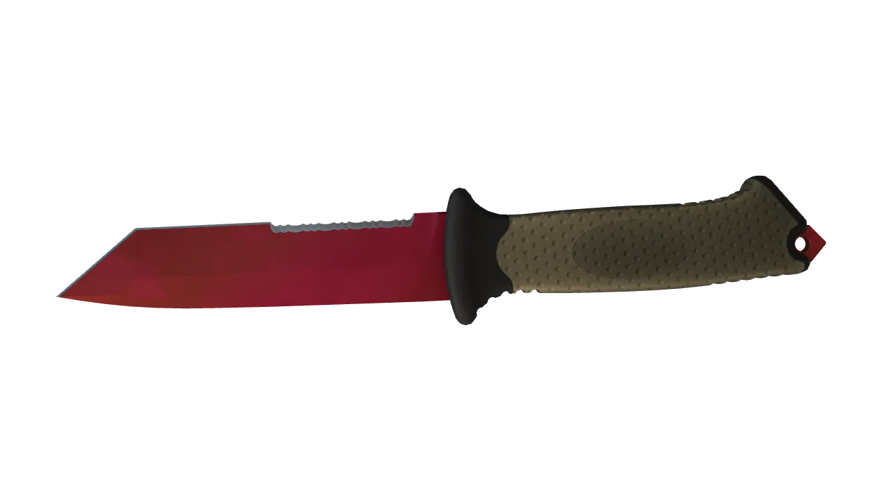 Ursus Knife | Doppler (Ruby) seed #838, back