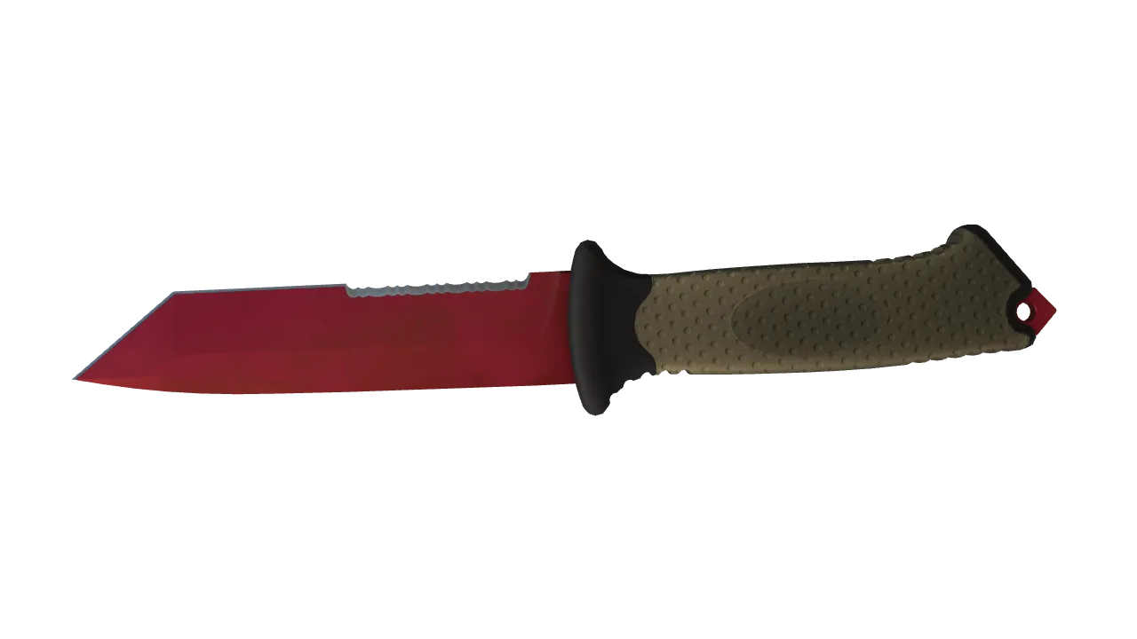 Ursus Knife | Doppler (Ruby) seed #862, back