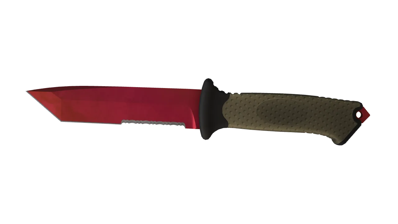 Ursus Knife | Doppler (Ruby) seed #949, front