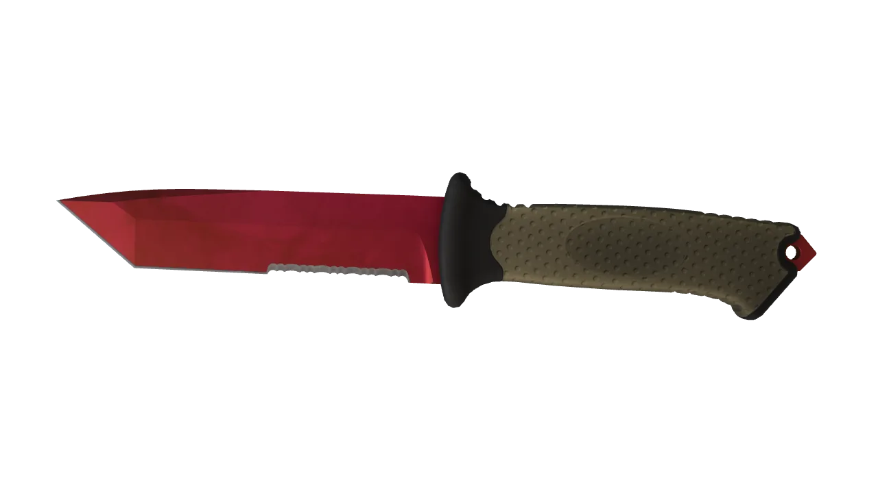Ursus Knife | Doppler (Ruby) seed #982, front