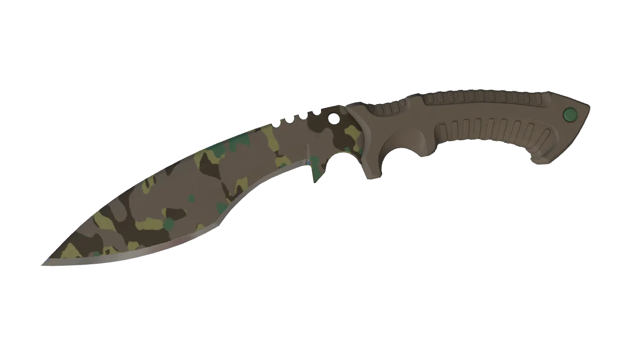 ★ Kukri Knife | Boreal Forest (Factory New) — Dust II light, front