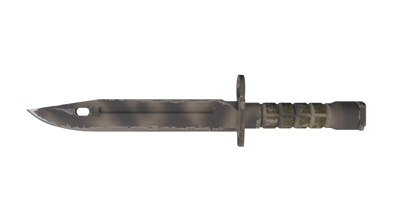 ★ Bayonet | Scorched (Field-Tested) — Dust II light, front