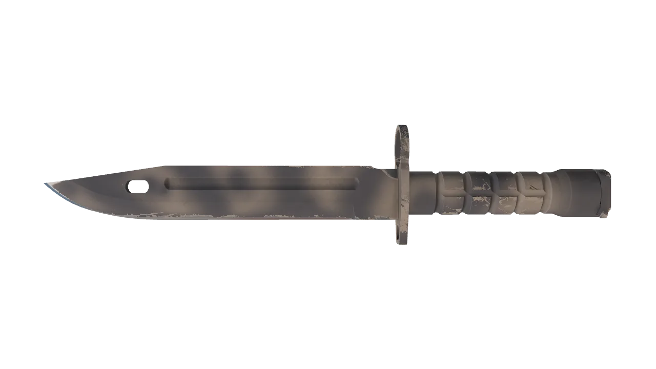 ★ Bayonet | Scorched (Minimal Wear) — Dust II light, front