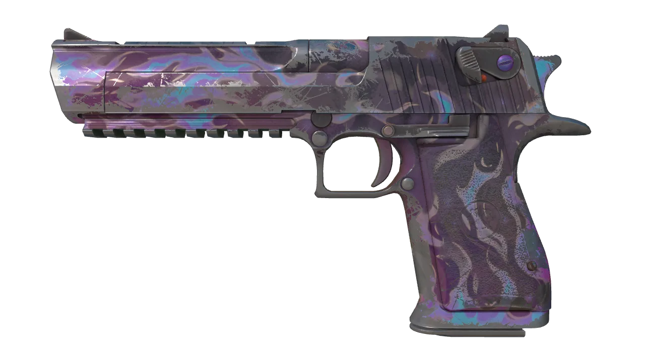 Desert Eagle | Firebreathing (Well-Worn) — Dust II light, front