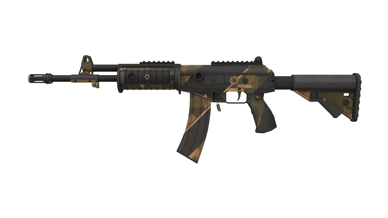 Galil AR | Black Sand (Factory New) — Dust II light, front
