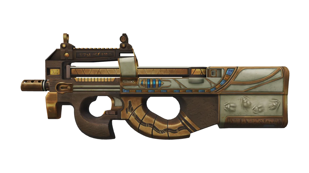 P90 | ScaraB Rush (Factory New) — Dust II light, front