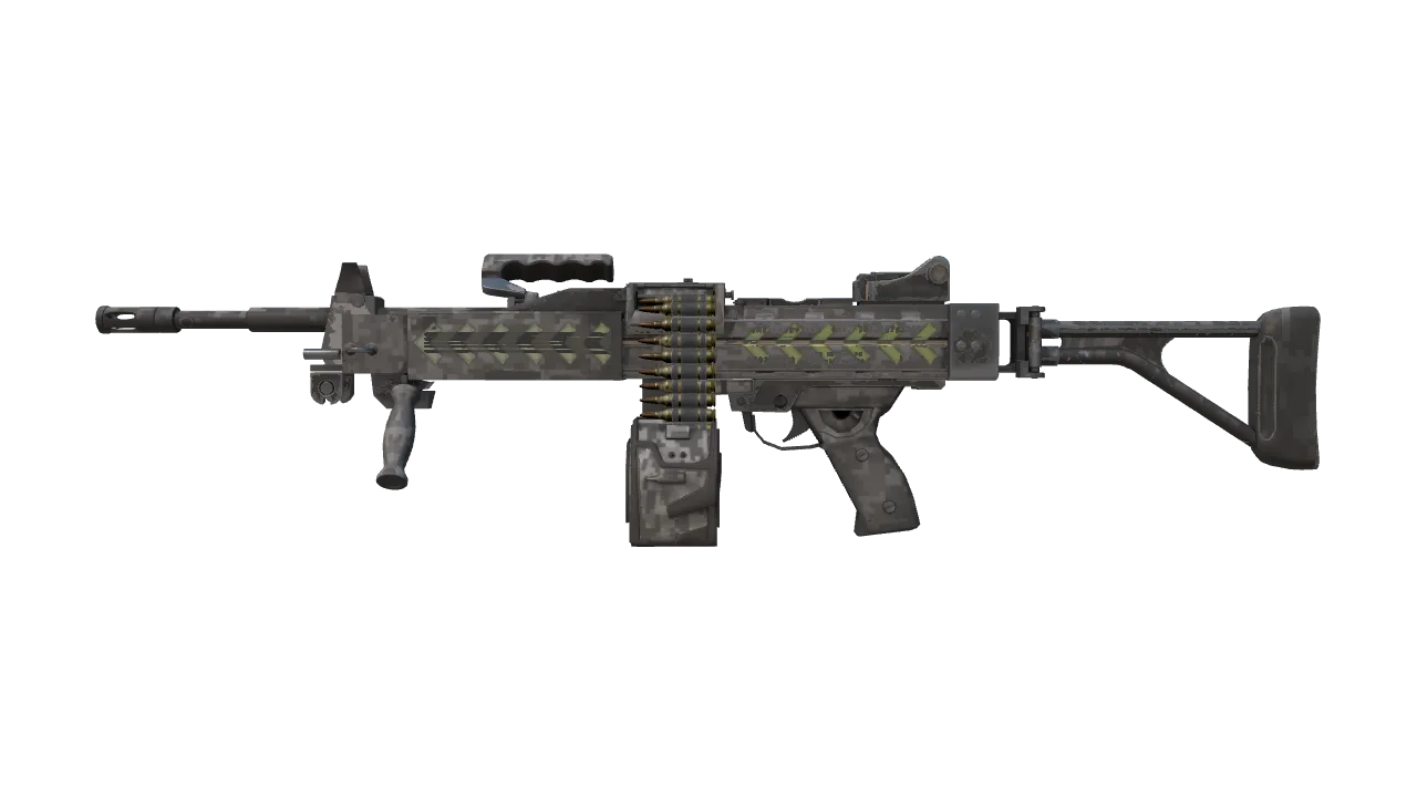 Negev | Ultralight (Field-Tested) — Dust II light, front
