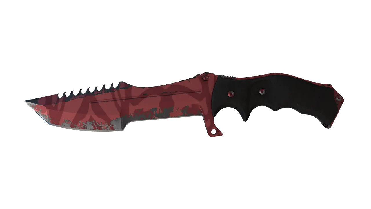 ★ Huntsman Knife | Slaughter (Field-Tested) — Dust II light, front