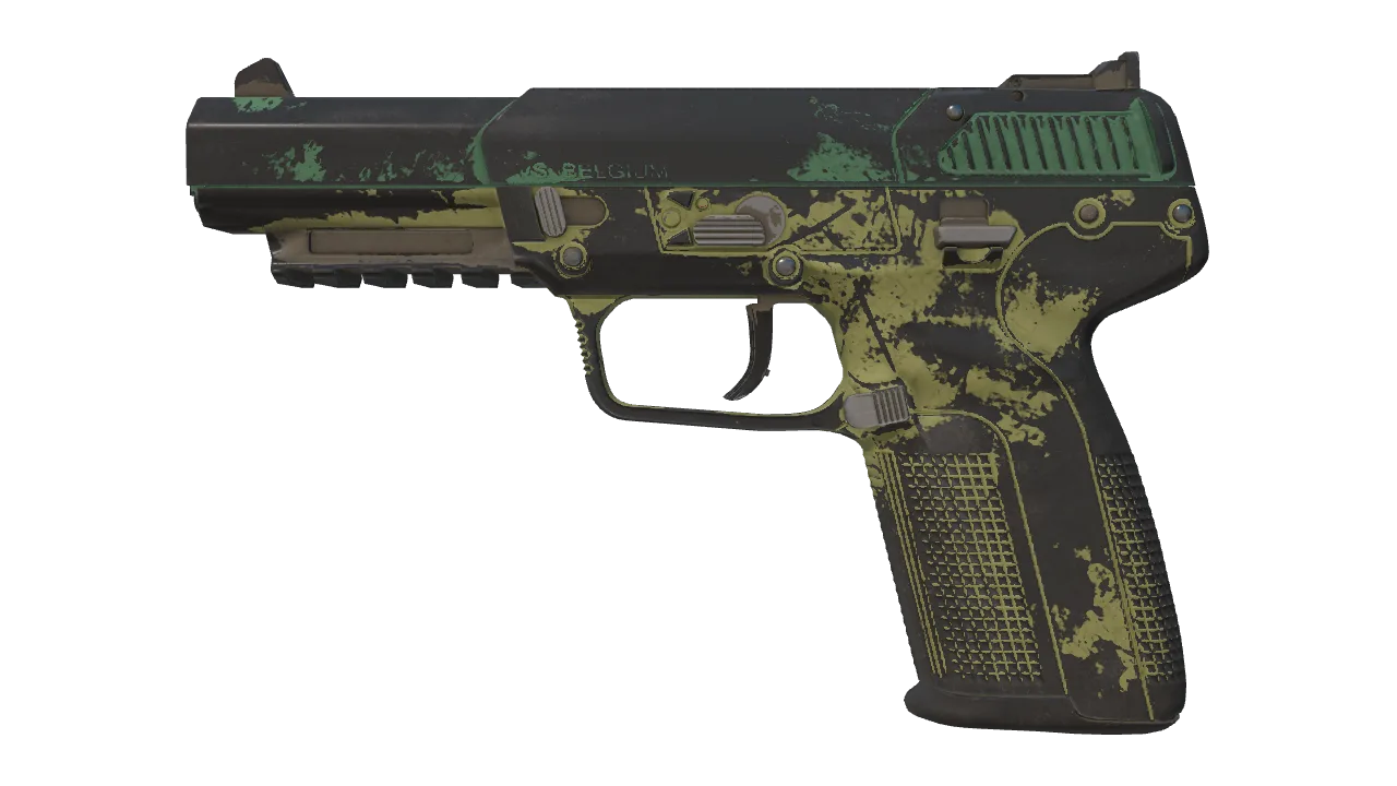 Five-SeveN | Jungle (Battle-Scarred) — Dust II light, front