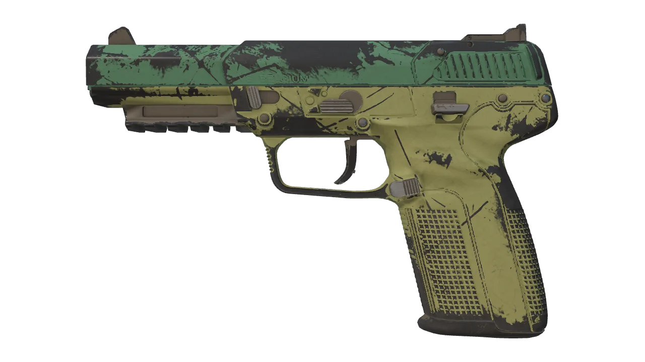 Souvenir Five-SeveN | Jungle (Well-Worn) — Dust II light, front