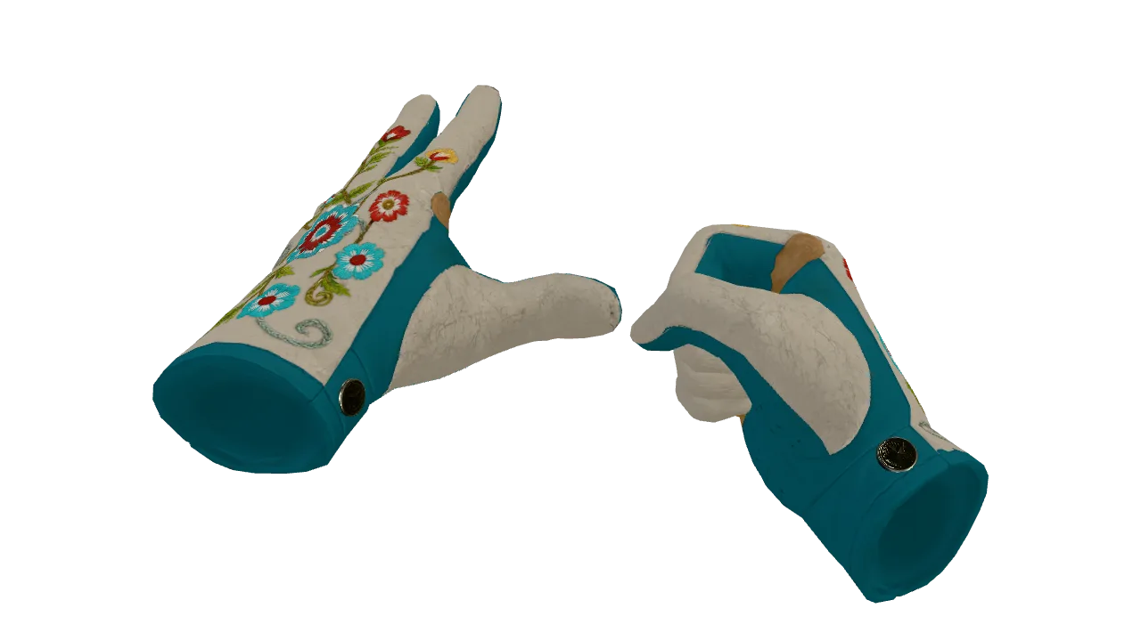 ★ Driver Gloves | Garden (Minimal Wear) — Dust II light, front