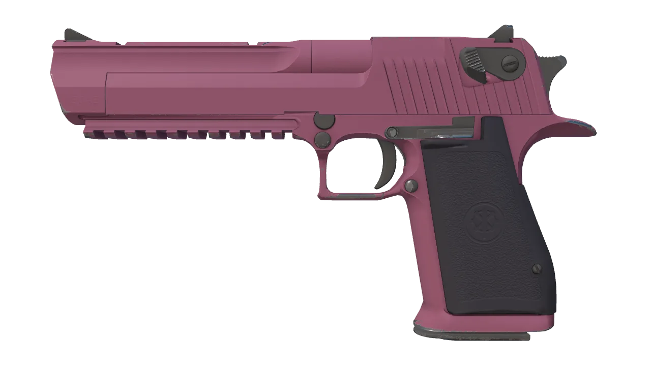 Desert Eagle | Mulberry (Minimal Wear) — Dust II light, front
