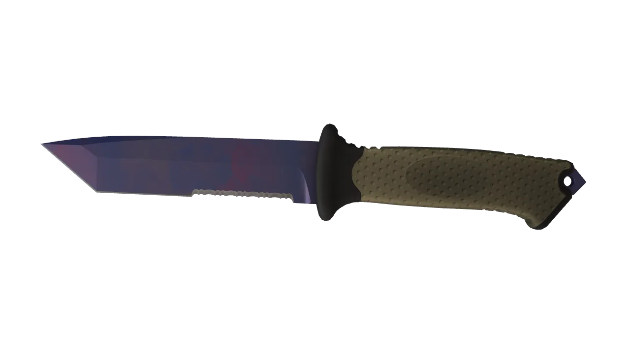 ★ Ursus Knife | Doppler (Black Pearl) (Factory New) — Dust II light, front