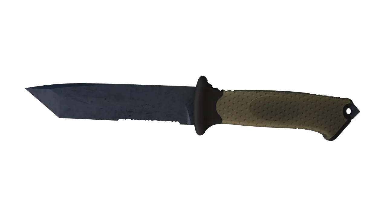 ★ Ursus Knife | Blue Steel (Field-Tested) — Dust II light, front