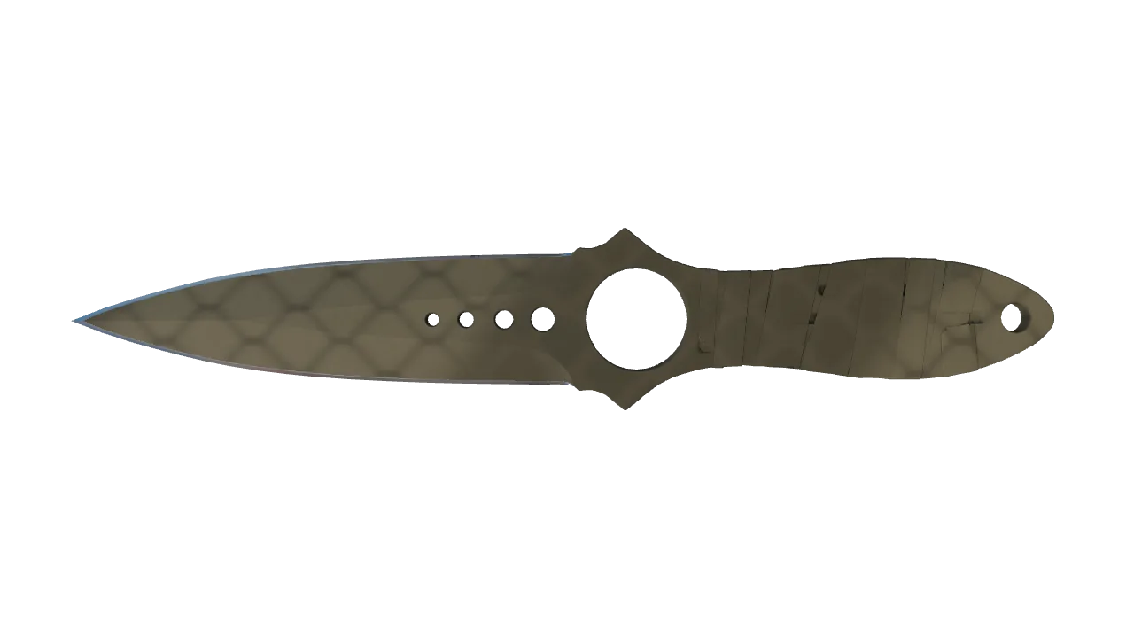 ★ Skeleton Knife | Safari Mesh (Factory New) — Dust II light, front