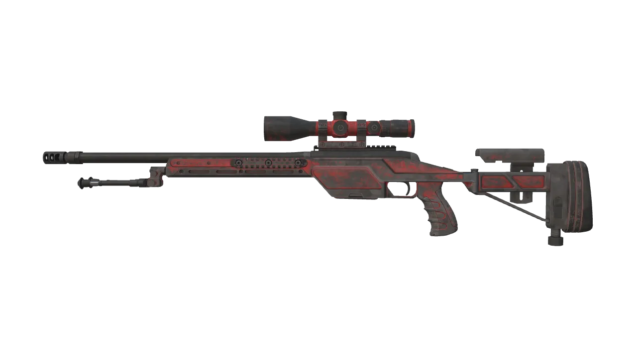 SSG 08 | Calligrafaux (Battle-Scarred) — Dust II light, front