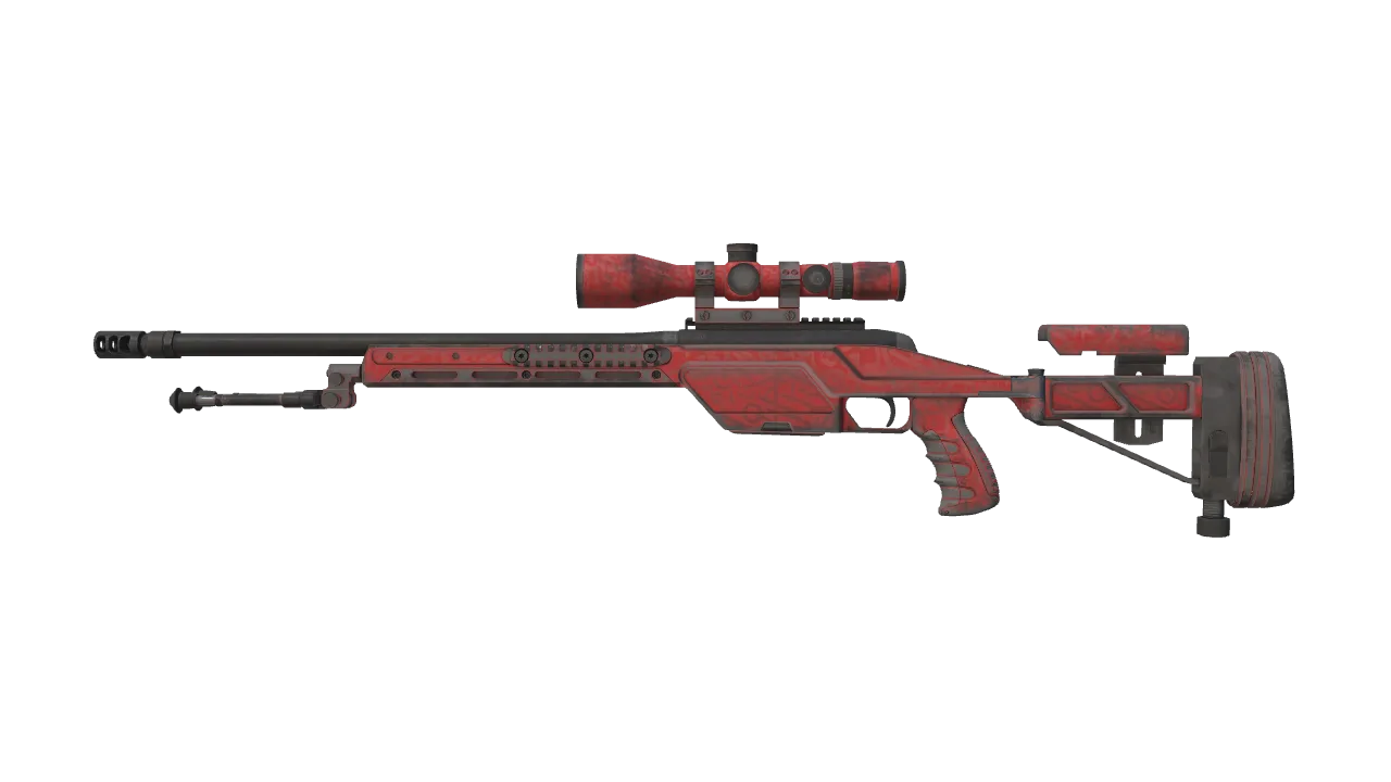 SSG 08 | Calligrafaux (Field-Tested) — Dust II light, front