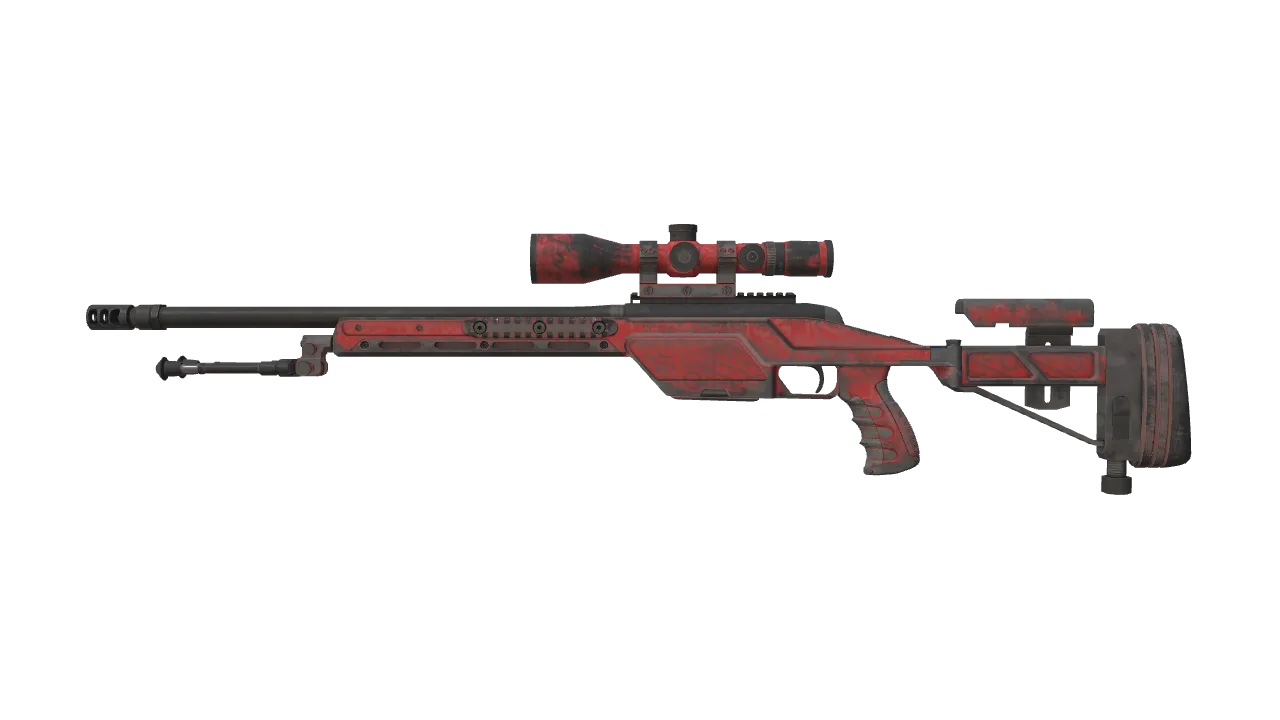 SSG 08 | Calligrafaux (Well-Worn) — Dust II light, front