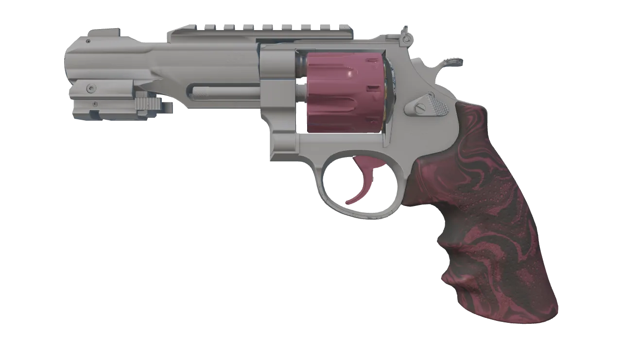 R8 Revolver | Mauve Aside (Factory New) — Dust II light, front