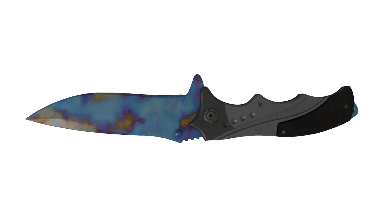 Nomad Knife | Case Hardened seed #10, back