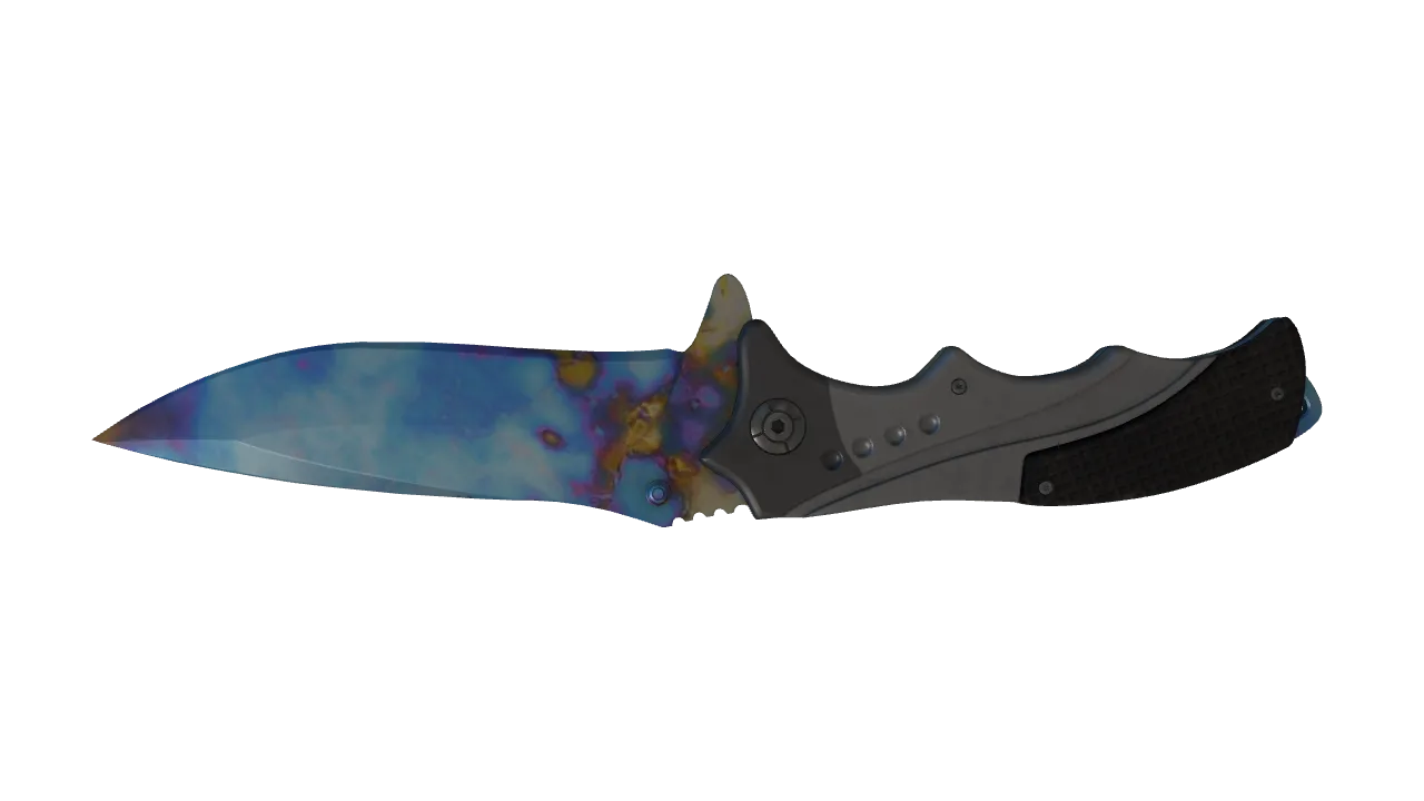 Nomad Knife | Case Hardened seed #103, back