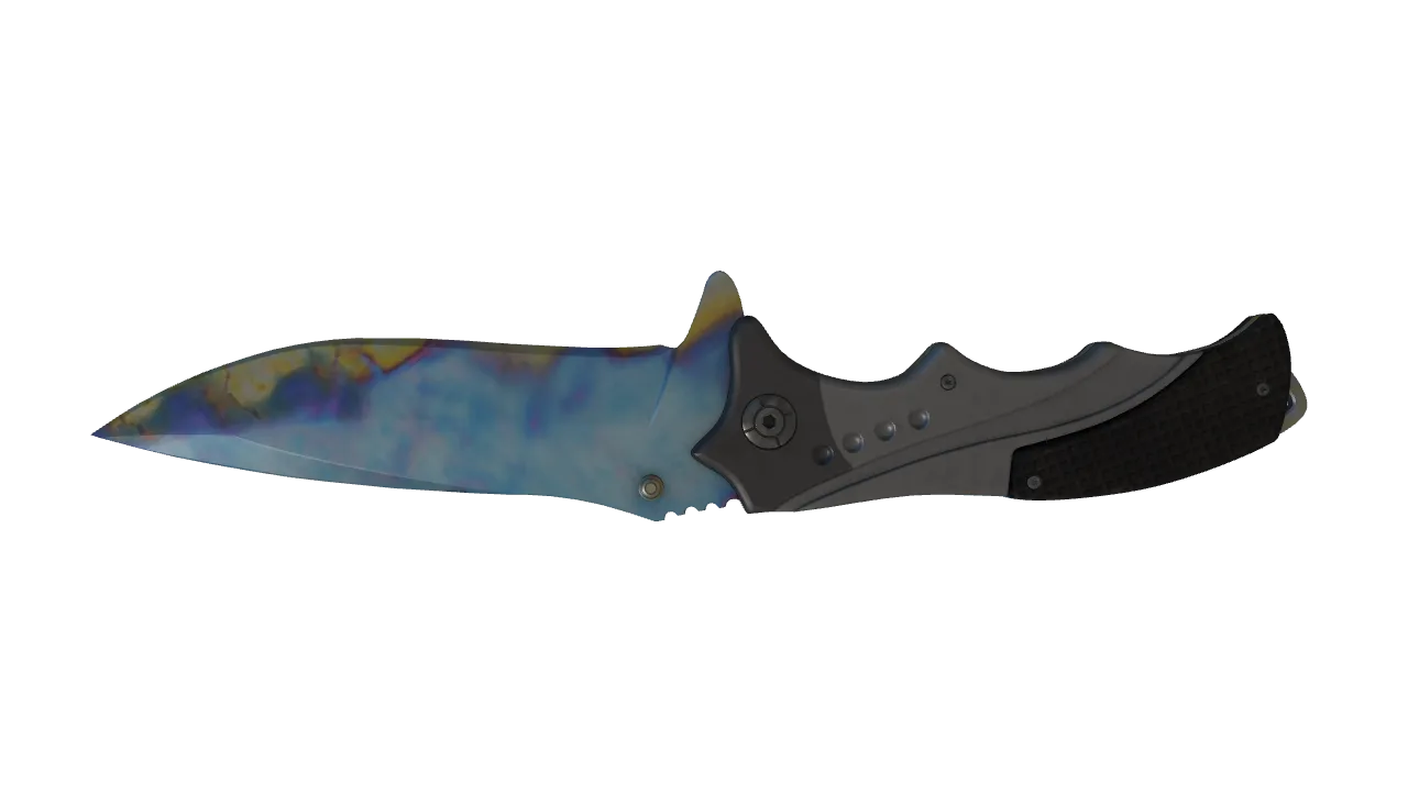 Nomad Knife | Case Hardened seed #13, back