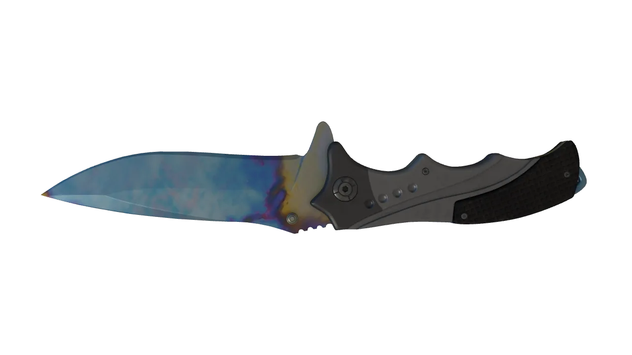 Nomad Knife | Case Hardened seed #14, back