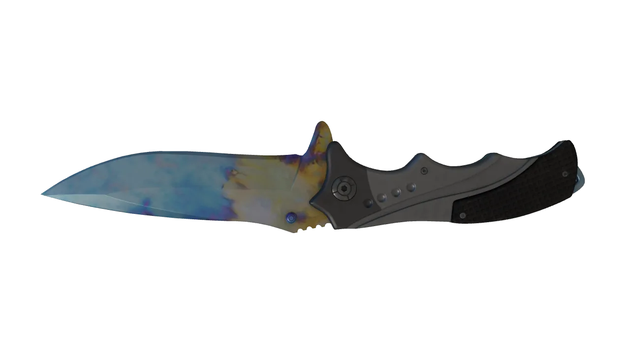 Nomad Knife | Case Hardened seed #151, back