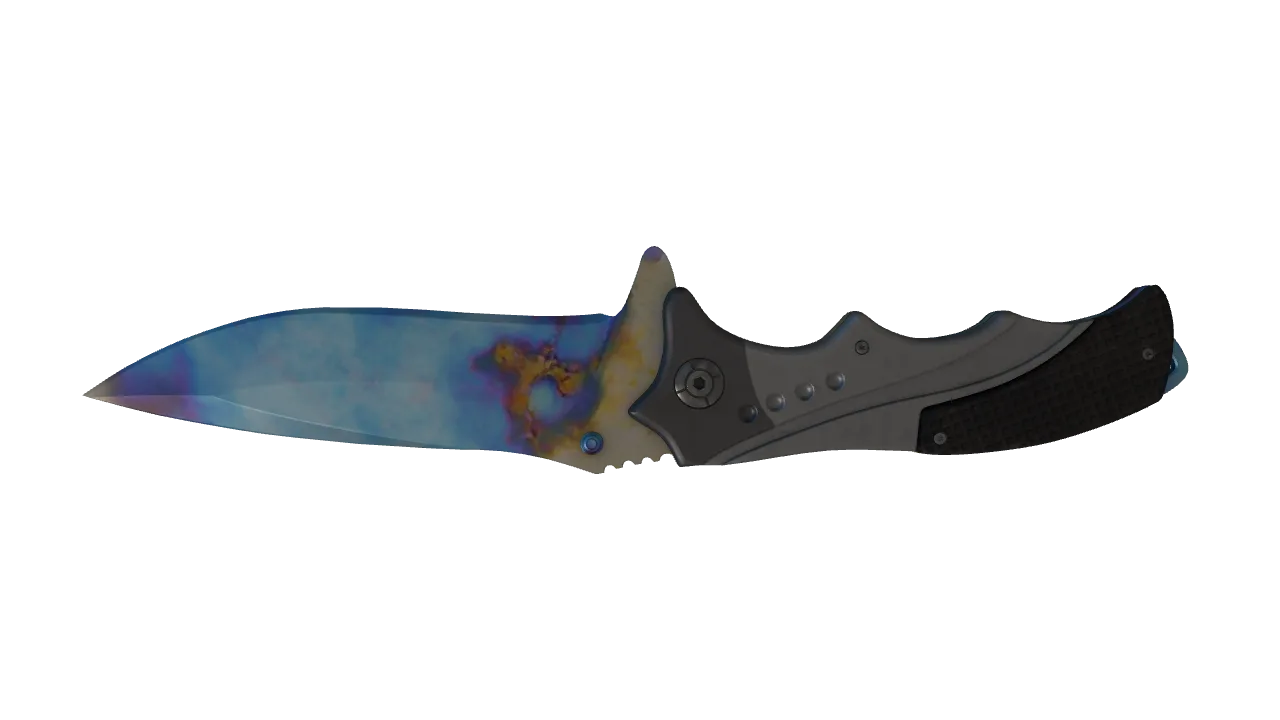 Nomad Knife | Case Hardened seed #179, back