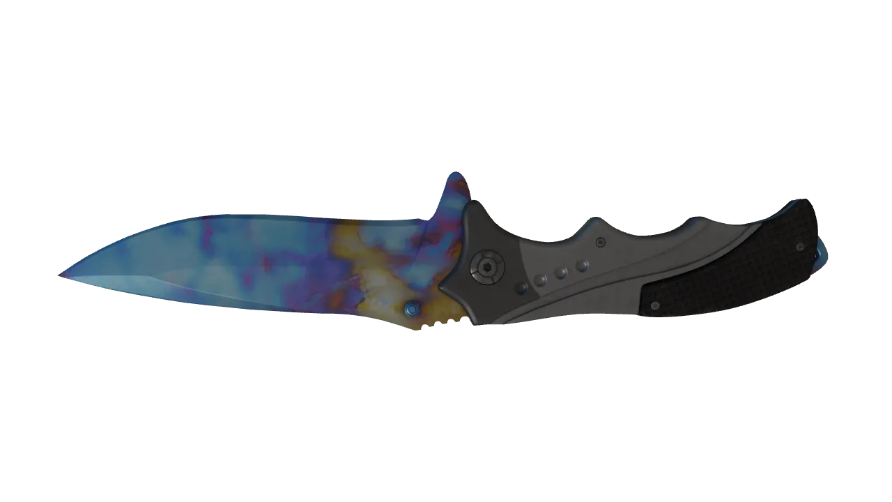 Nomad Knife | Case Hardened seed #189, back