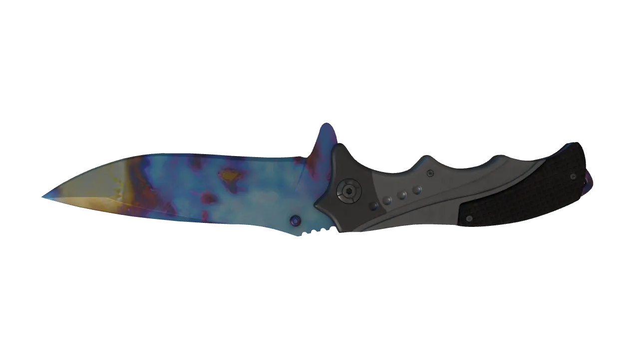 Nomad Knife | Case Hardened seed #213, back