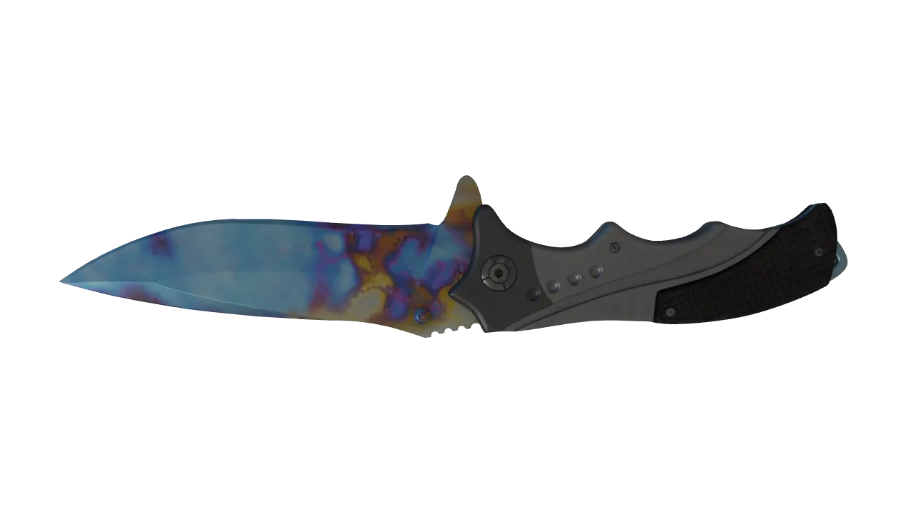 Nomad Knife | Case Hardened seed #235, back