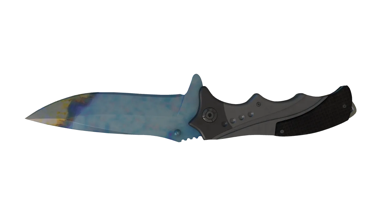 Nomad Knife | Case Hardened seed #262, back