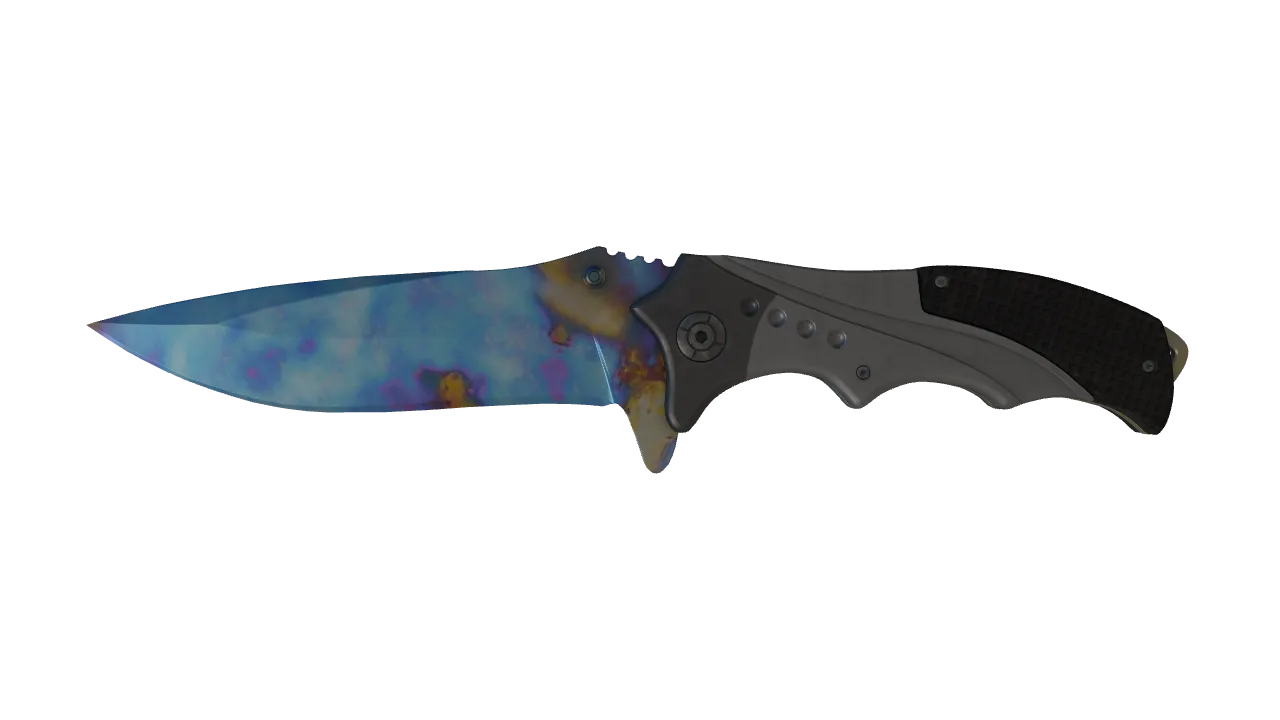 Nomad Knife | Case Hardened seed #278, front