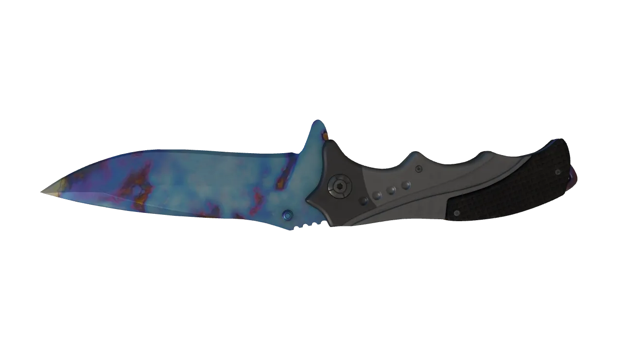 Nomad Knife | Case Hardened seed #294, back