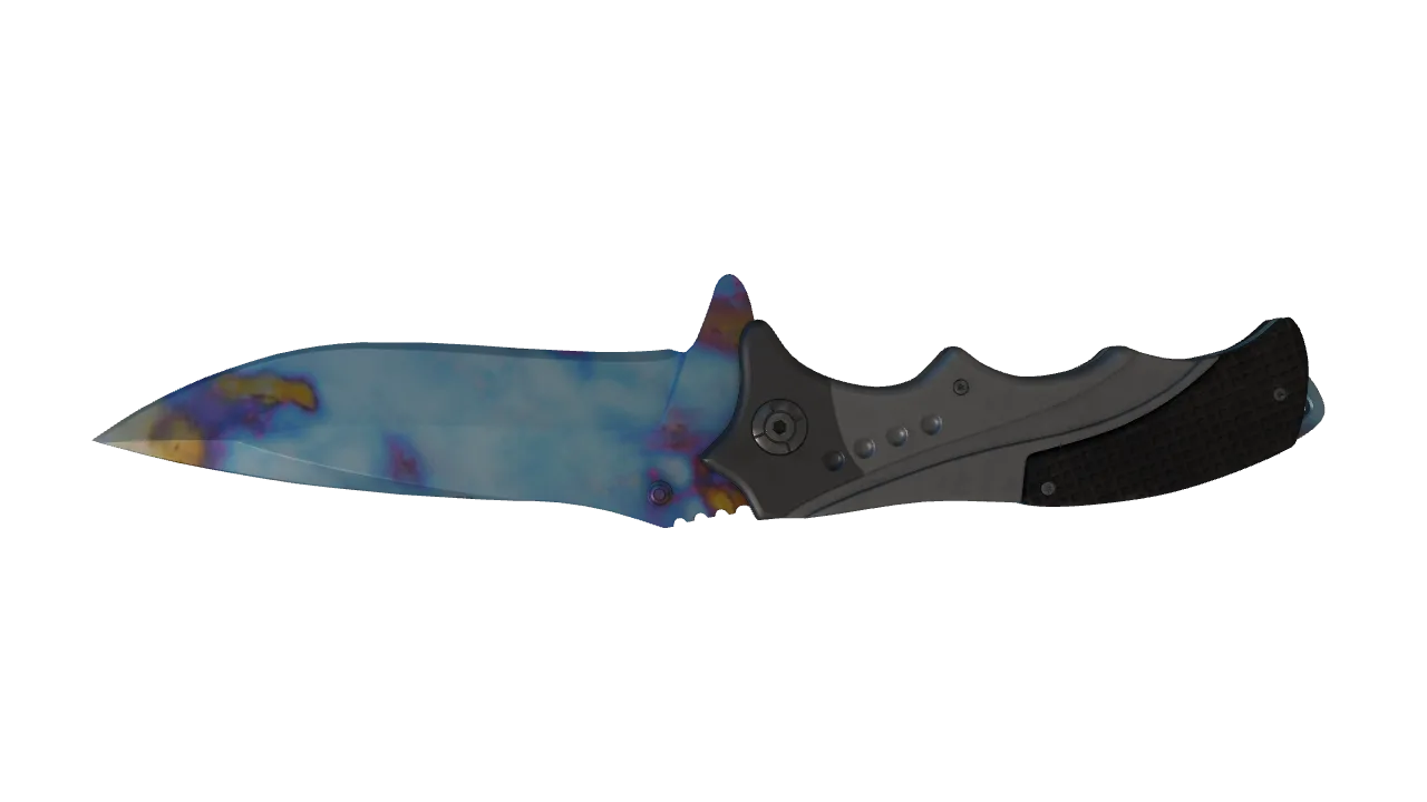 Nomad Knife | Case Hardened seed #529, back