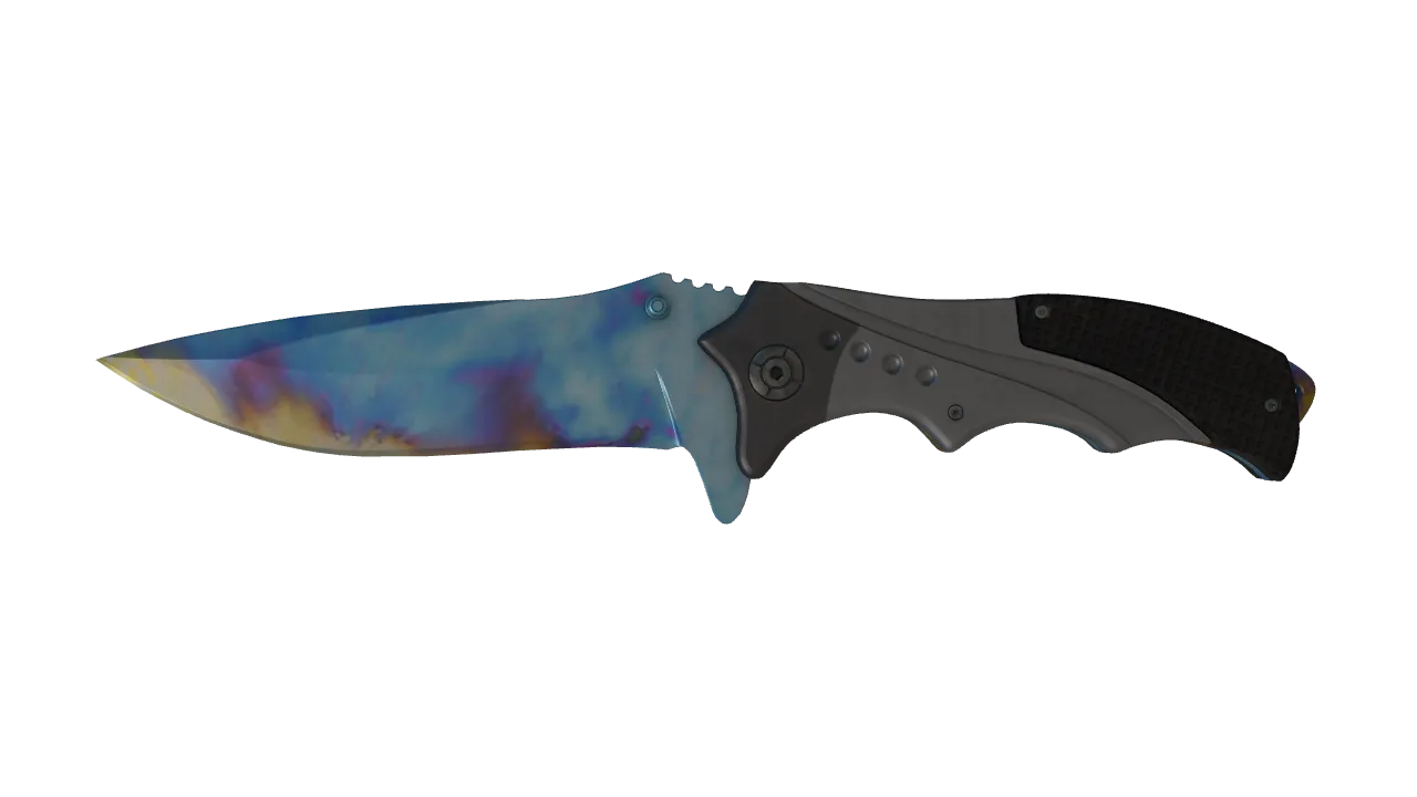 Nomad Knife | Case Hardened seed #55, front