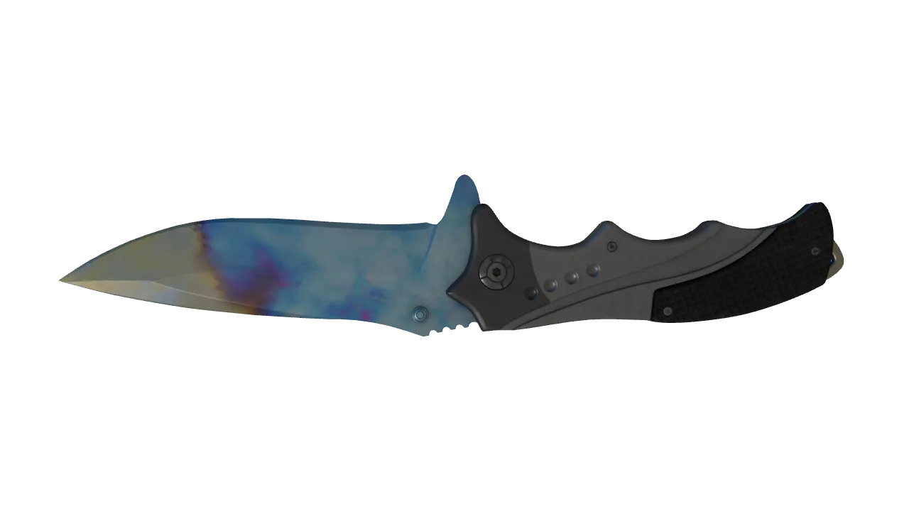 Nomad Knife | Case Hardened seed #556, back