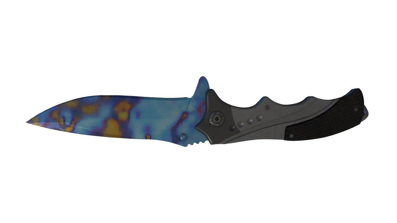 Nomad Knife | Case Hardened seed #606, back