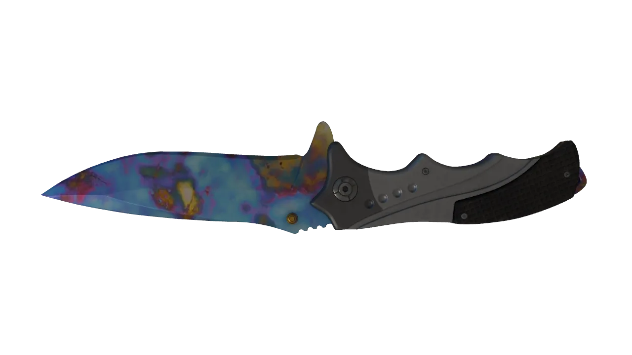 Nomad Knife | Case Hardened seed #623, back