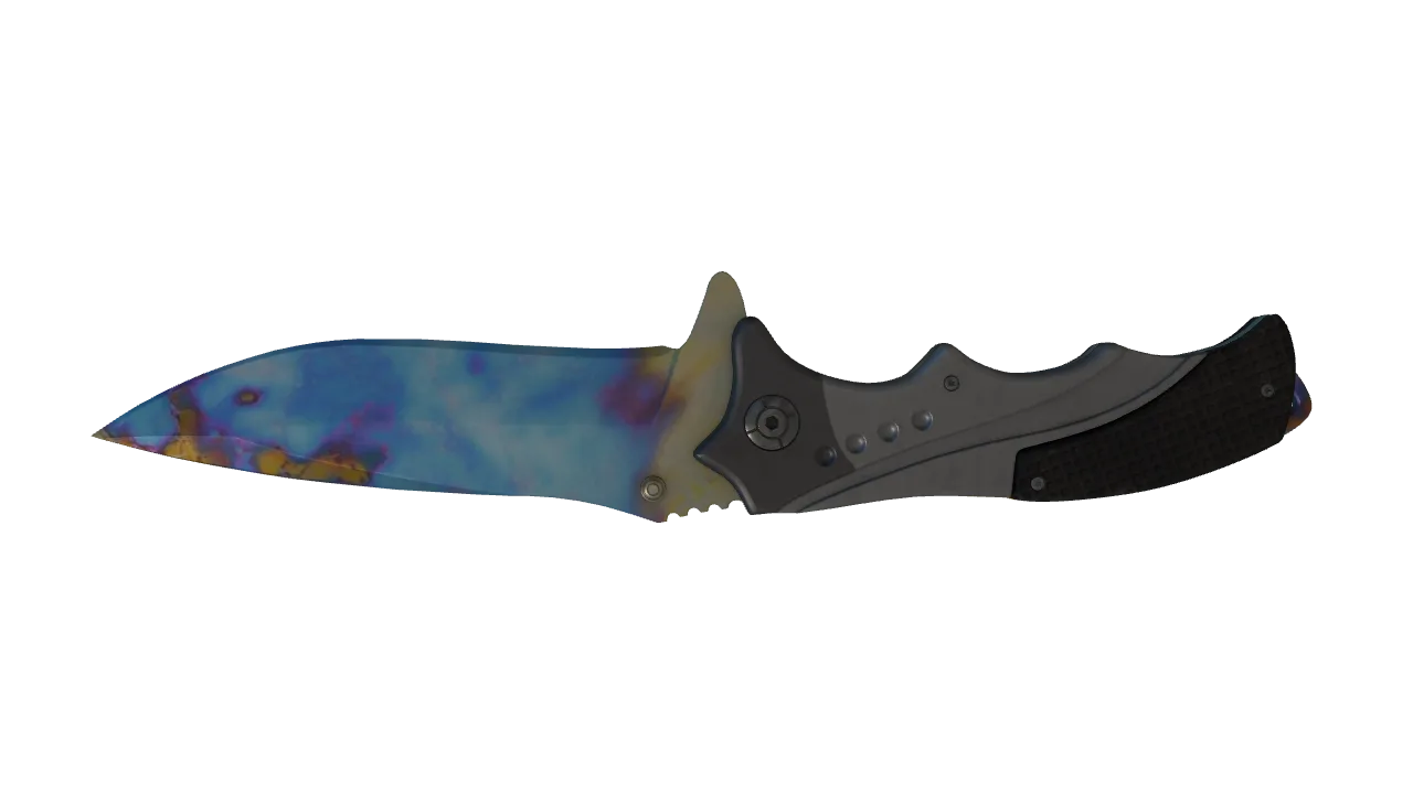 Nomad Knife | Case Hardened seed #624, back