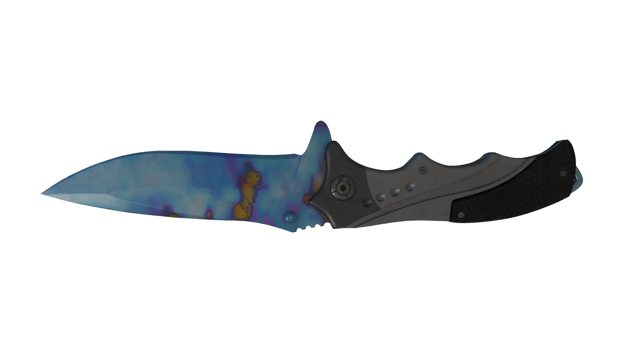 Nomad Knife | Case Hardened seed #628, back