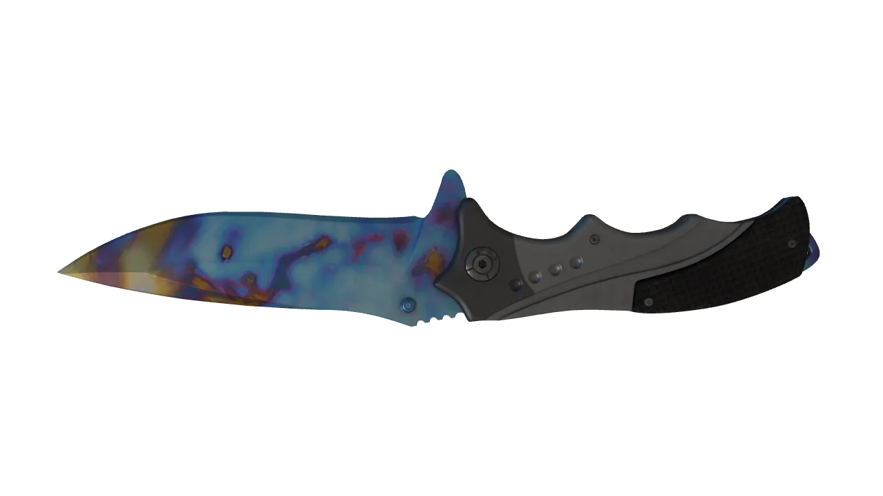 Nomad Knife | Case Hardened seed #680, back