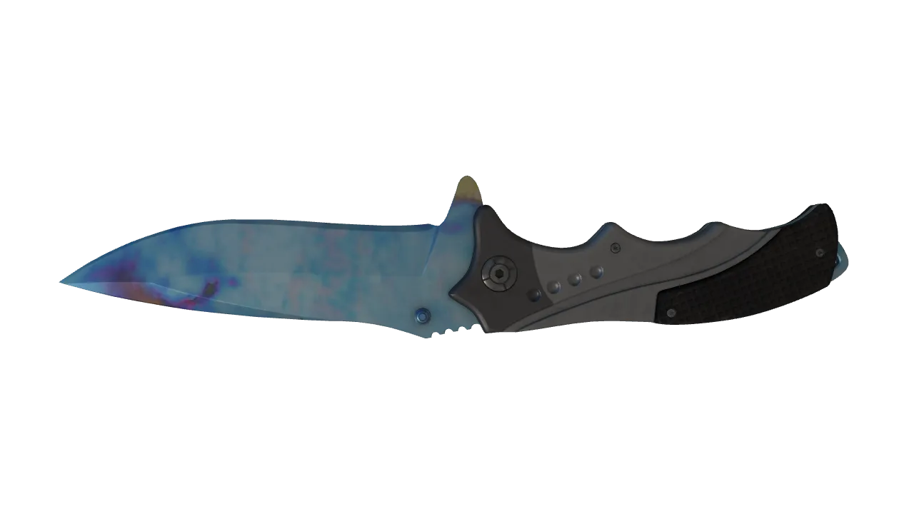Nomad Knife | Case Hardened seed #704, back
