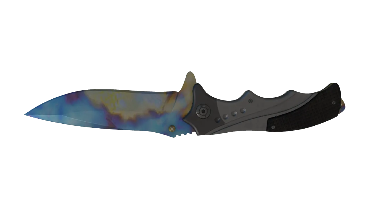 Nomad Knife | Case Hardened seed #795, back